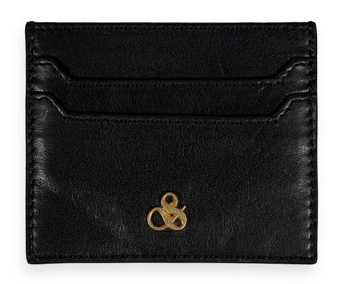 SCOTCH & SODA Leather Cardholder Black