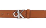 Calvin Klein CKJ Monogram Round Mono Plaque Belt 35MM W90 Cognac Calvin Klein CKJ Monogram Round Mono Plaque Belt 35MM W90 Cognac