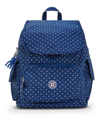 kipling Basic Print City Pack Mini Backpack S Soft Dot Blue