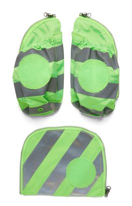 ergobag Side Pocket Zip-Set With Reflektor Stripes 3-teilig (Für Ergobags Ab 2019 / 2020) Green
