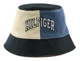 TOMMY HILFIGER Youth Varsity Reversible Bucket Hat L / XL Savannah Sand / Denim TOMMY HILFIGER Youth Varsity Reversible Bucket Hat L / XL Savannah Sand / Denim