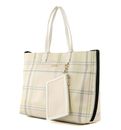 TOMMY HILFIGER Iconic Tommy Tote Check Feather White Check