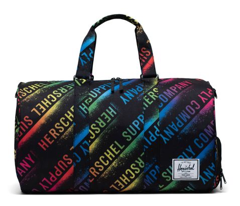 Herschel Novel Duffle Stencil Roll Call Rainbow