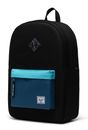 Herschel Heritage Backpack Black / Blue Ashes / Blue Curacao Herschel Heritage Backpack Black / Blue Ashes / Blue Curacao