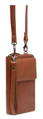 The Chesterfield Brand Bogota Phone Wallet Bag Cognac