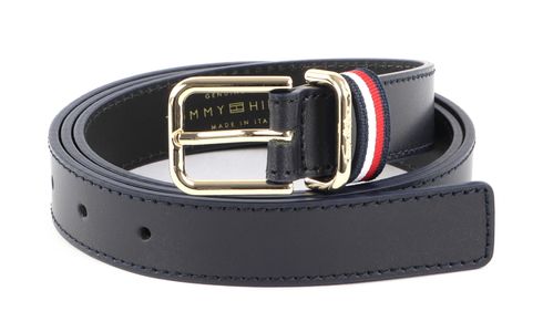 TOMMY HILFIGER Signature Square Buckle Belt 2.5 W70 Acc Desert Sky