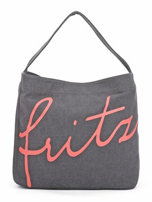 Fritzi aus Preußen Canvas Easy03 Shoulder Bag Anthra