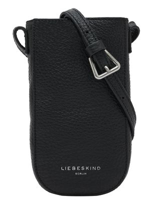 LIEBESKIND BERLIN Heavy Pebble Naomi Mobile Pouch Black