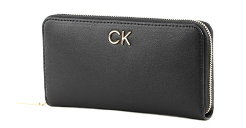 Calvin Klein Re-Lock Zip Around Wallet L CK Black