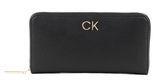 Calvin Klein Re-Lock Zip Around Wallet L CK Black