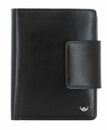 Golden Head Colorado RFID Protect Billfold Coin Wallet with Snap Closure Black