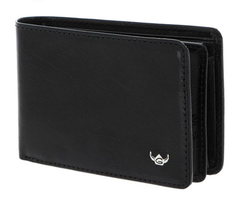 Golden Head Colorado RFID Protect Petite Billfold Coin Wallet Black