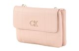 Calvin Klein Re-Lock Xbody with Flap Quilt Spring Rose