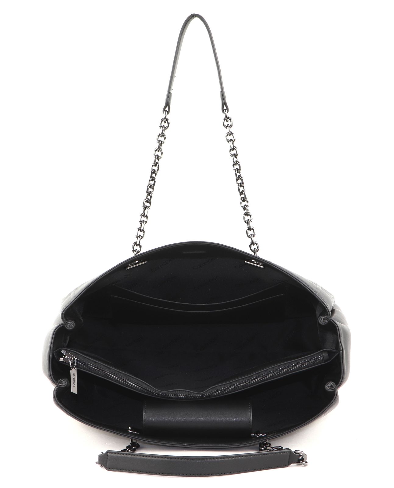 Calvin Klein Re-Lock Tote Quilt CK Black | Buy bags, purses ...