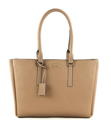 Calvin Klein Dressed Slim Tote Safari Canvas