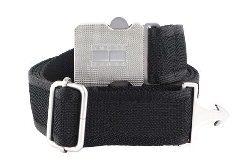 TOMMY HILFIGER TJM Fashion Webbing Belt 3.5 W85 Black