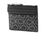Calvin Klein Subtle Mono 6CC Holder With Zip Black Classic Mono Calvin Klein Subtle Mono 6CC Holder With Zip Black Classic Mono