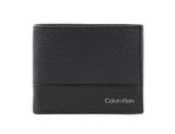 Calvin Klein Subtle Mix Bifold 6CC W / Bill CK Black Calvin Klein Subtle Mix Bifold 6CC W / Bill CK Black