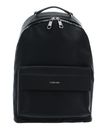 Calvin Klein Minimalism Mono Flap Pocket Backpack Black Tonal Mono Calvin Klein Minimalism Mono Flap Pocket Backpack Black Tonal Mono