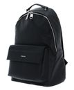 Calvin Klein Minimalism Mono Flap Pocket Backpack Black Tonal Mono Calvin Klein Minimalism Mono Flap Pocket Backpack Black Tonal Mono