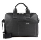 Calvin Klein Natural Laptop Bag W / Pocket CK Black