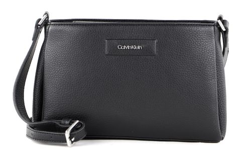 Calvin Klein Dressed Flap Small Crossbody CK Black