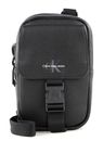 Calvin Klein CKJ Mono Textured Phone Crossbody Bag Black