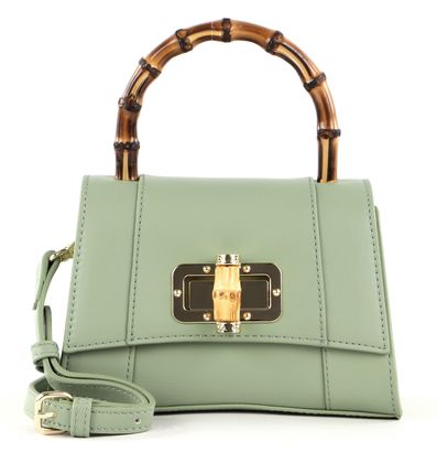 SEIDENFELT MANUFAKTUR Sorken Handbag Sage / Gold