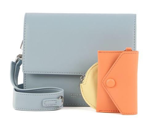 SEIDENFELT MANUFAKTUR Bjerka Crossbag Dusty Blue