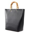 SEIDENFELT MANUFAKTUR Sorken Shopper Black / Gold