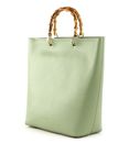 SEIDENFELT MANUFAKTUR Sorken Shopper Sage / Gold SEIDENFELT MANUFAKTUR Sorken Shopper Sage / Gold