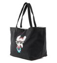 KARL LAGERFELD K / Heroes Canvas Shopper Black