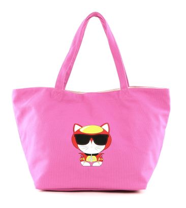 KARL LAGERFELD K / Heroes Canvas Shopper Pink