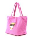 KARL LAGERFELD K / Heroes Canvas Shopper Pink