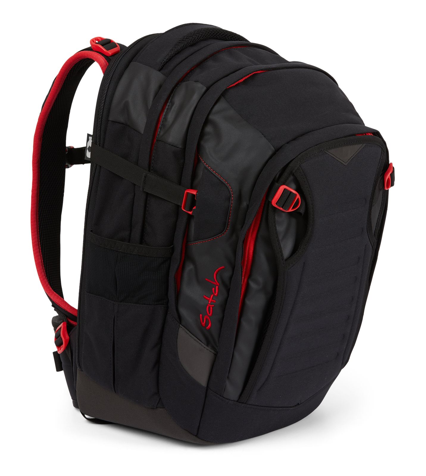 Sacca Sportiva Satch Fire Phantom Per Bambini E Ragazzi - Unisex, Idrorepellente, Realizzata Con 8 Bottiglie PET Riciclate, Compatibile Con Zaini Satch