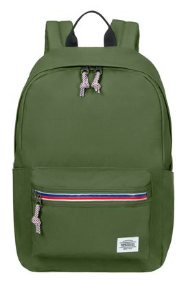 American Tourister Upbeat Backpack Zip Olive Green