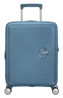 American Tourister Soundbox Spinner 55 / 20 TSA EXP Trolley Stone Blue