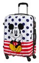 American Tourister Disney Legends Spinner 65 / 24 Alfatwist Trolley Mickey Blue Dots