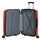 American Tourister Air Move Spinner 66 / 24 TSA Trolley Coral Red