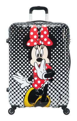 American Tourister Disney Legends Spinner 75 / 28 Alfatwist 2.0 Trolley Minnie Mouse Polka Dot