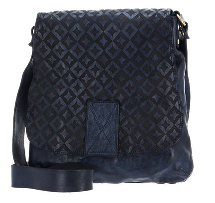 CAMPOMAGGI Crossbody Bag with Flap Blu Indaco