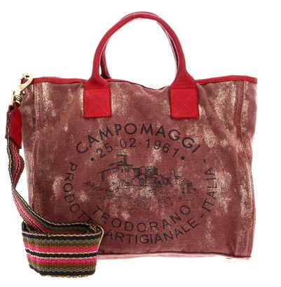 CAMPOMAGGI Shopping Bag S Bronzo - T / Rosso + St. Nera