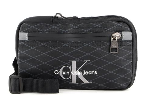 Calvin Klein CKJ Tech Nylon Phone Crossbody Black