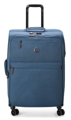 DELSEY PARIS Maubert 2.0 4 Double Rolls Expandable Trolley 69 Blue