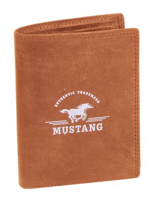 MUSTANG Tampa Wallet Leather Tall Model Cognac