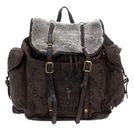 CAMPOMAGGI Zaino Backpack S V. Militare + T / Grigio + St. Nera
