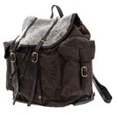 CAMPOMAGGI Zaino Backpack S V. Militare + T / Grigio + St. Nera