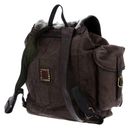 CAMPOMAGGI Zaino Backpack S V. Militare + T / Grigio + St. Nera