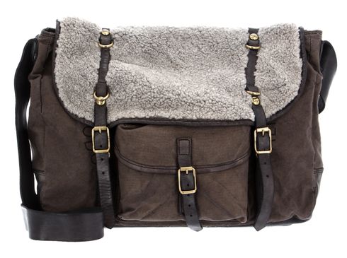 CAMPOMAGGI Briefcase V.Militare + T / Grigio + St.Nera