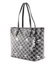 KARL LAGERFELD K / Ikonik CC Monogram Tote Black / Multi KARL LAGERFELD K / Ikonik CC Monogram Tote Black / Multi